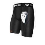 Men's Compression Shorts with Bio-Flex Cup Black
