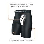 Shock Doctor Compression Shorts with Bio-Flex Cup