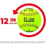 Franklin Sports 12" Softballs for Fastpitch Training