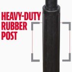Adjustable Youth Baseball Batting Tee - Black
