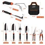 9-Piece Heavy Duty Stainless Steel Garden Tool Set