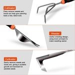 9-Piece Heavy Duty Stainless Steel Garden Tool Set