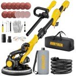 Electric Drywall Sander with Vacuum and LED Light