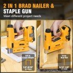 Alloyman Cordless Electric Stapler & Nail Gun