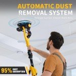 Electric Drywall Sander with Vacuum and LED Light