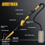 Electric Drywall Sander with Vacuum and LED Light