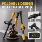 Electric Drywall Sander with Vacuum and LED Light