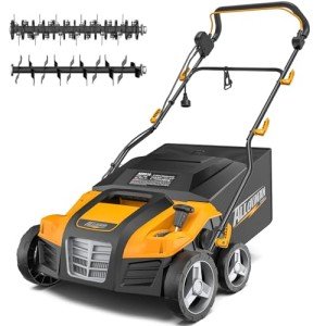 Alloyman 16-Inch Electric Dethatcher and Aerator