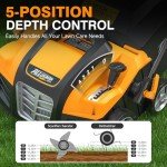 Alloyman 16-Inch Electric Dethatcher and Aerator