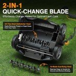 Alloyman 16-Inch Electric Dethatcher and Aerator
