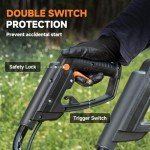 Alloyman 40V Cordless Electric Garden Tiller