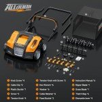 Alloyman 16-Inch Electric Dethatcher and Aerator