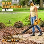 ALLOYMAN 40V Cordless Leaf Blower with Batteries