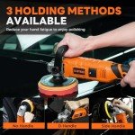Alloyman 1200W 7-Inch Car Polisher Set