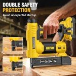 Alloyman Cordless Nail Gun and Stapler Combo