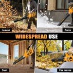 ALLOYMAN 40V Cordless Leaf Blower with Batteries
