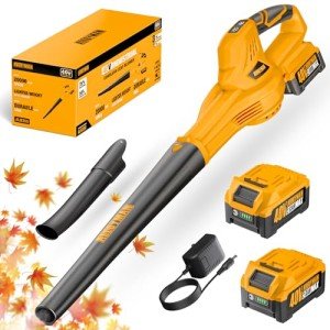 Alloyman 40V Cordless Leaf Blower with Batteries