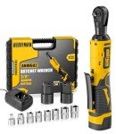Alloyman Cordless Electric Wrench Kit with Batteries