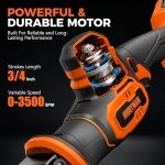 Alloyman 20V Cordless Reciprocating Saw with Blades