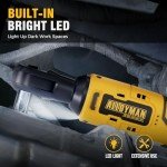 Alloyman Cordless Electric Wrench Kit with Batteries