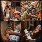 Alloyman 20V Cordless Reciprocating Saw with Blades