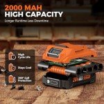 Alloyman 20V Cordless Reciprocating Saw with Blades