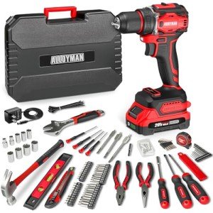 20V MAX Cordless Drill & Tool Set for Home