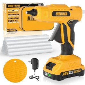 ALLOYMAN 20V Cordless Fast Heating Glue Gun Set