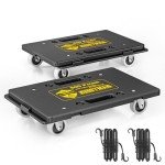 Heavy-Duty Furniture Dolly with Wheels - 2 Pack
