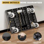 Heavy-Duty Furniture Dolly with Wheels - 2 Pack