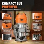 Alloyman 8.5Amp Handheld Wood Router Kit
