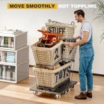 Heavy-Duty Furniture Dolly with Wheels - 2 Pack