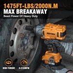 AlloyPower High Torque Cordless Impact Wrench Set