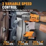AlloyPower High Torque Cordless Impact Wrench Set