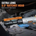 Cordless 3/8" Ratchet Wrench Set with Accessories