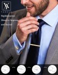 Men's Tie Clip and Cufflinks Set - Gift Box