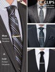 Men's Tie Clip and Cufflinks Set - Gift Box