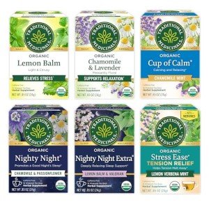 Organic Herbal Tea Variety Pack for Stress Relief