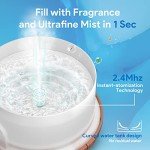 ASAKUKI 500ml Essential Oil Diffuser with Remote