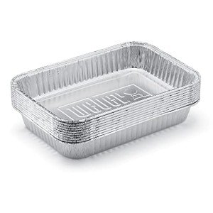 Weber Aluminum Drip Pans, 10-Pack, 7.5x5 Inch