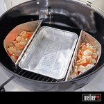Weber Aluminum Drip Pans, 10-Pack, 7.5x5 Inch