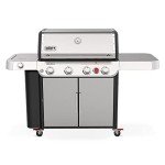 Weber Genesis S-435 Gas Grill in Stainless Steel