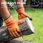 Vgo Men's Touchscreen Gardening Gloves - Puncture-proof