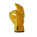 Heavy Duty Leather Work Gloves for Men and Women