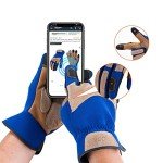 Vgo Men's Touchscreen Gardening Gloves - Puncture-proof