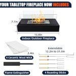 Portable Tabletop Fire Pit for Indoor/Outdoor Use