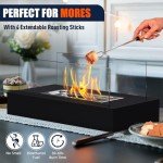 Portable Tabletop Fire Pit for Indoor/Outdoor Use
