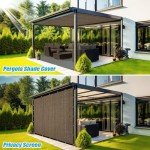 Amagenix 90% Sun Shade Cloth for Patio 8' x 10