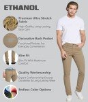 Men's Ethanol Hyper Stretch Slim Fit Trousers