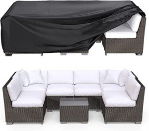 Heavy Duty Waterproof Patio Furniture Covers 128"×82.6